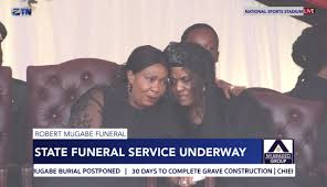 The succession race in zanu pf continues to heighten after first lady grace mugabe, believed to be of the g40 faction, attacked vice president emmerson. Magombe On Twitter Mugabefuneral First Lady Auxillia Mnangagwa Consoling Former First Lady Grace Mugabe