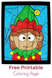 Elf coloring pages girl 23. Free Printable Girl Elf Coloring Page Mama Likes This