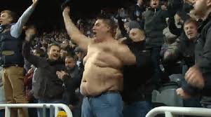 The vast majority of the supporters have asked ole gunnar solskjaer to change his regular defensive partnership. Gif It Fat Newcastle Fan S Wobbly Celebration After Chelsea Win Off The Post
