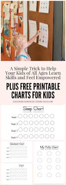 simple trick to empower kids free printable charts kids