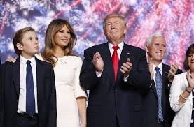 Donald john trump (born june 14, 1946) is an american media personality and businessman who served as the 45th president of the united states from 2017 to 2021. Donald Trump Mit Ehefrau Melania Und Sohn Barron Auf Dem Parteitag Der Republikaner In Cleveland Stuttgarter Zeitung