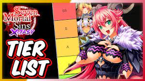 Seven Mortal Sins X-TASY - TIER LIST (GLOBAL) - YouTube