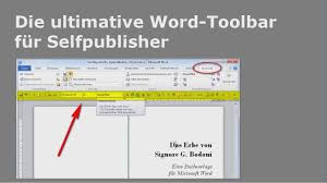 We did not find results for: Die Ultimative Word Toolbar Fur Selfpublisher Youtube