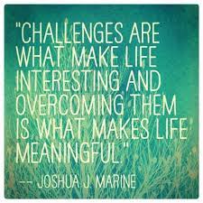 Challenges Are What Make Life Interesting And Overcoming Them Is Wha