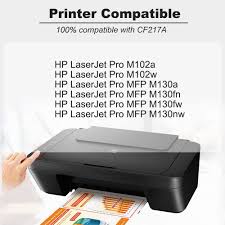 Gpc image compatible toner cartridge replacement for hp 17a cf217a toner to use with laserjet pro m102w m130nw m130fw m130fn m102a m130a laserjet pro mfp m130 m102 series printer (2 black) 4.7 out of 5 stars 1,131 Sinoprint Compatible Hp M102w Laserjet Pro M102a Printer Toner For Hp 17a Cf217a Cartridge For Laserjet Pro M102a M102w M130a M130fn M130fw M130nw Black 1 Pack Amazon Co Uk