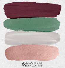 To achieve this shade, simply combine gold, silver, and red paint to obtain the metallic hue. The Perfect Palette Burgundy Fern Gray And Rose Gold