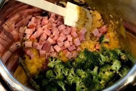 Country living editors select each product featured. Instant Pot Ham Casserole With Cheesy Rice Broccoli