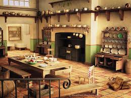 Burgundy kitchen furniture ideas can apply to your room and get trendy and stylish decor for the interior, read the latest design ideas and view extensive images of every room. Image Of A Victorian Kitchen Decor From Image Of A Victorian Kitchen With Burgundy And Yellow Pictures