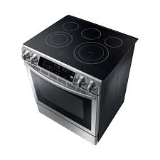Samsung Ne58f9500ss 30 Slide In Electric Range Stainless Steel Sears Outlet Stainless Steel Oven Convection Range Electric Double Oven