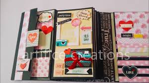 Keep reading to learn how you can turn these cards into a fun, interactive mini album. Scrapbook Card Album Diy Scrapbook How To Make Scrapbook For Anniversary Birthday Youtube