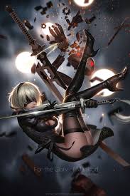 Alicia's refusal to talk, or give any kind of explanation, turns a domestic tragedy into something far grander, a mystery that captures the public imagination and casts alicia into notoriety. Wallpaper Digital Art Artwork Women Portrait Display Video Games Nier Nier Automata Falling 2b Nier Automata Ass Thighs White Hair Thigh Highs Liang Xing Sword Cleavage Mask 5400x8100 Wolfinate