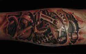 3d machine tattoo designs ideas full tattoo picture tattoos 3d tattoo steampunk tattoo