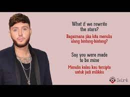 Rewrite The Stars James Arthur Anne Marie Lirik Lagu Terjemahan Youtube Em 2021 Cantores