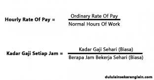 Ketua jabatan/unit perlu memastikan bahawa pegawai mengemukakan bukti kerja lebih masa. Undang Undang Buruh Masa Kerja Dan Kerja Lebih Masa Dulu Lain Sekarang Lain