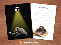 Detektivgeburtstag Einladungen Die Besten Vorlagen Zum Ausdrucken Kindergeburtstag Einladungen Einladungskarten Vorlagen