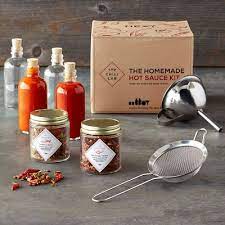 Taste buds around the world will bow down in envy. The Chili Lab Homemade Hot Sauce Kit Williams Sonoma
