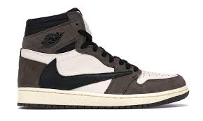El travis scott x air jordan 1 retro high presenta una nueva imagen de la silueta icónica, gracias a un swoosh de gran tamaño orientado hacia atrás en el lateral. Travis Scott X Nike Air Jordan 1 High Og Cactus Jack Snkraddicted