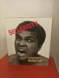 SELLEBRITY GEORGE LOIS LARGE HARDBACK BOOK PHAIDON SIGNED PERSONLISED  9780714842844