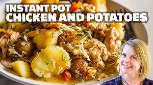 Oct 24, 2017 · instant pot garlicky cuban pork. Easy Instant Pot Chicken And Potatoes Recipe Healthy One Pot Meal Dinner Youtube