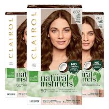 Clairol Natural Instincts Hair Color 6bz 12a Light Caramel Brown Pack Of 3