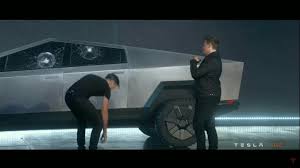 Tesla's futuristic new cybertruck has armored glass windows that founder elon musk referred to as transparent metal during tonight's reveal. Why Did Tesla Cybertruck Pickup S Window Test Fail Elon Musk Finally Explains