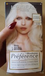 Loreal Platinum Blonde Hair Dye Hair Coloring