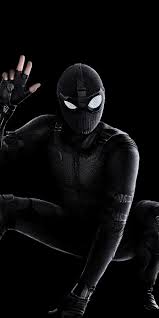 1080x2160 Spider Man Far From Home Black Suit Wallpaper Marvel Superheroes Marvel Spiderman Spiderman