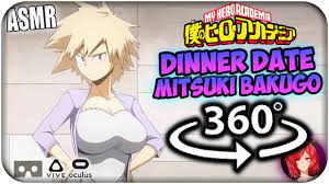 Dinner Date With Mitsuki Bakugo~ [ASMR] 360: My Hero Academia 360 VR  (Study/Read/Concentrate Video) - YouTube
