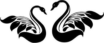 Swan Couple File Cdr And Dxf Free Vector Download For Print Or Laser Engraving Machines Download Fre Vector Free Vector Free Download Laser Engraving Machine