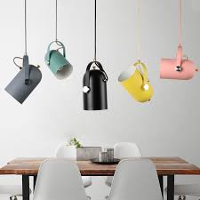 Dining Room Pendant Light Modern Droplight Home Restaurant Decoration Lighting Spot Light Adjustable Light Angle Aluminum E27 Pendant Lights Aliexpress
