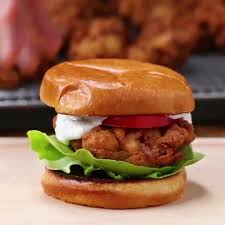 Super tasty, quick, easy chicken burger recipe made with seasoned, crispy chicken breast. Proper Tasty On Instagram Buttermilk Fried Chicken Sandwich Buttermilk Chicken Burger Chicken Sandwich Chicken Burgers Recipe