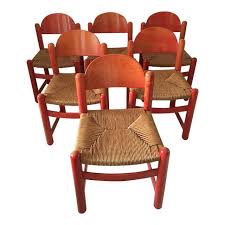 Italian Lowenstein Rush Dining Chairs Set Of 6 Dining Chair Set Dining Chairs Chair