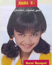 PEMENANG GADIS SAMPUL 1996 JUARA 2 MENTARI MAYANGSARI @mentarinasution