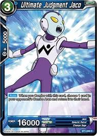 Anythime someone starts attacking him switch targets to go after whoever touched him. Ultimate Judgment Jaco Galactic Battle Dragon Ball Super Ccg Tcgplayer Com