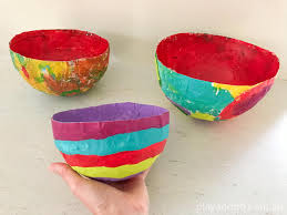 These are very helpful for your kids. Paper Mache Bowls Stay At Home Kids Craft Ideas What S On For Adelaide Families Kidswhat S On For Adelaide Families Kids