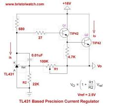 Tl431 Precision Current Regulator Circuit Voltage Regulator Regulators Precision