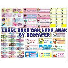 .nama, peluang usaha stiker label nama, reseller stiker label nama, jual stiker toko online shop kami sudah menyediakan banyak pilihan desain katalog ya bunda. Custom Label Nama Anak Stiker Buku Label Buku Label Kotak Sticker Nama Anak Sticker Sekolah Shopee Indonesia