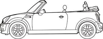 Free Vector Mini Cooper Convertible Clip Art Mini Cooper Convertible Mini Cooper Mini Cabrio