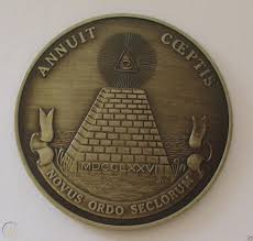Novus ordo seclorum is latijn voor nieuwe orde van de tijden. 1782 1841 U S A Great Seal Annuit Coeptis Novus Ordo Seclorum Medal 1795200372