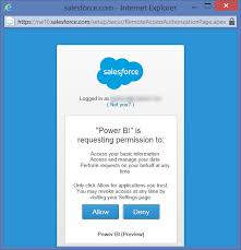 Limit my search to this forum. Connect To Salesforce With Power Bi Power Bi Microsoft Docs