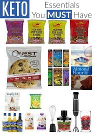 Keto Essentials You Must Have Your Kitchen Should Have These Staples And Must Haves Keto Shopping List Keto Keto Snacks