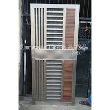 Besides adding style to the home's main entrance, wood also has the advantage of being easy to customize, whether it's colour, design or with the addition of glass panels or any other decorative feature. Stainless Steel Door Stainless Steel Doors Manufacturer From Noida