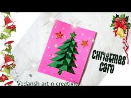 Looking to make a card that your. Diy Christmas Cards Christmas Cards Making For School Competition Easy Way To Making Christmas Car Youtube