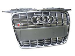 Front bumper lip / bumper spoiler for audi s3 8p facelift models, made. Audi Original S3 8p Kuhlergrill Frontrgrill Chrom Platiniumgrau A3 Nachrustung 8p0853651a 1rr
