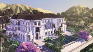 Houses and lots, residential lots tagged with: Mega Celebrity Mansion At Gravysims The Sims 4 Catalog