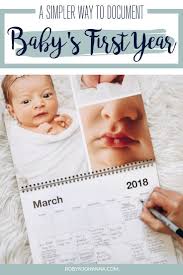Your Baby S First Year The Days Are Long But The Year Is Oh So Short You Blink And It S Over Tear So How Babies First Year New Baby Products Baby Book