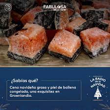 Grasa de ballena congelada