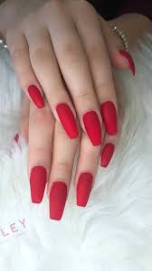 Red coffin nails are the utmost manicure. 24 Matte Red Nails Ideas Successful Acrylic And Coffin Designs Page 22 Of 24 Women World Blog
