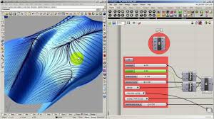 Particle Flow On Surface With Grasshopper And Hoopsnake Grasshopper Grasshopper 3d Grasshopper Rhino