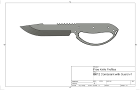 These knife templates ensure you create a knife that's not flawed in design or function. Bk Trench Knife Pdf Template And Cad File Belnap Custom Knives Llc